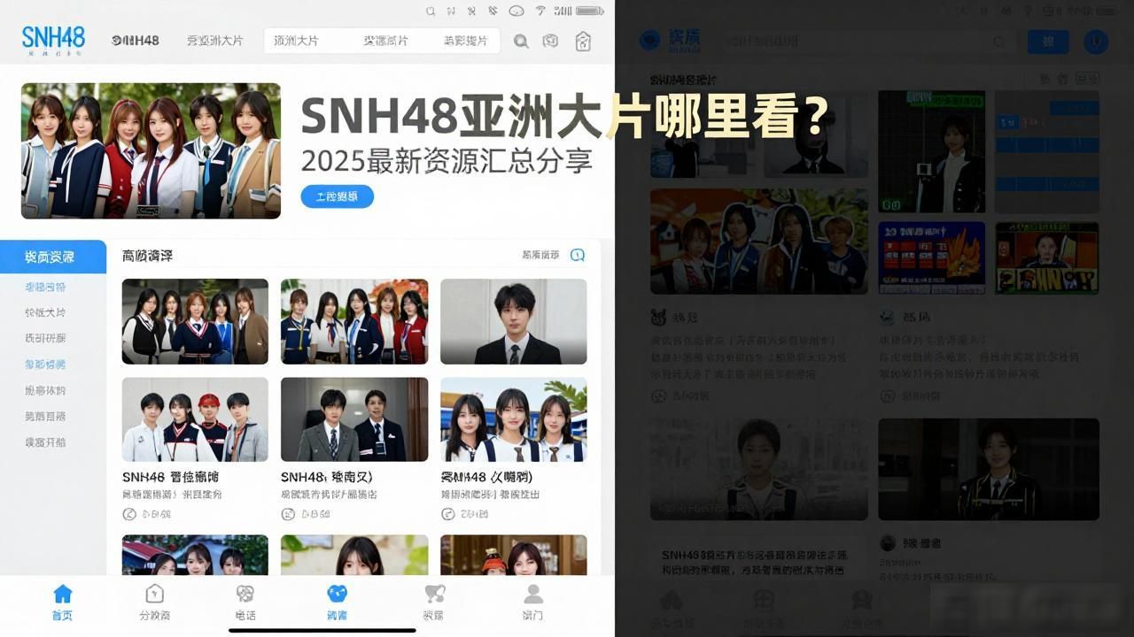 SNH48亚洲大片哪里看？2025最新资源汇总分享