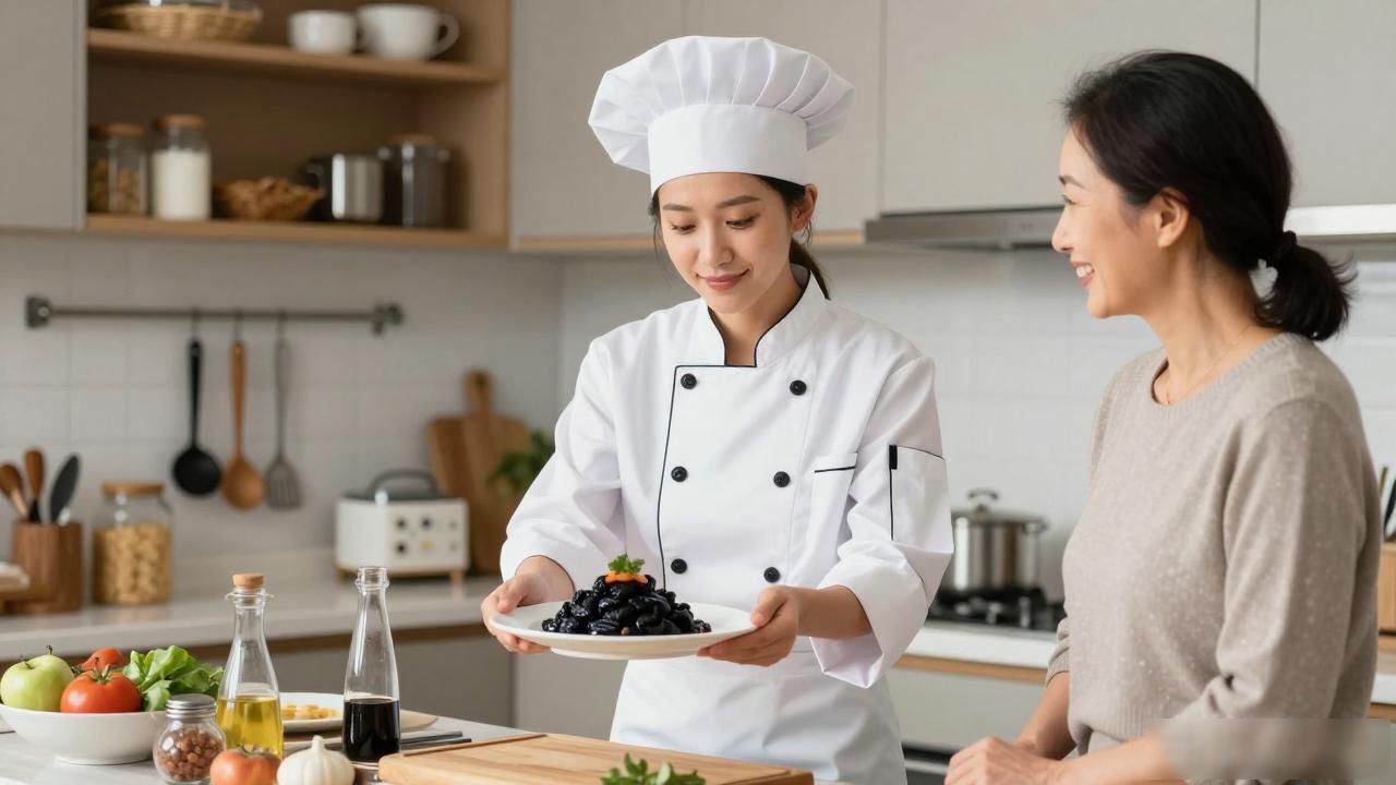 快手网红整蛊妈妈给妈妈做饭黑色料理,_妈妈做饭视频_妈妈做的黑暗料理